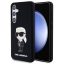 Karl Lagerfeld Liquid Silicone Ikonik NFT Samsung Galaxy S24 Plus hátlap tok, fekete