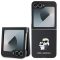 Karl Lagerfeld PU Saffiano Karl and Choupette Samsung Z Flip 6 / Flip 7 FE tok, fekete