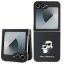 Karl Lagerfeld PU Saffiano Karl and Choupette Samsung Z Flip 6 / Flip 7 FE tok, fekete