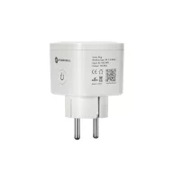   Forcell F-Energy EU02 okos töltő aljzat Wi-Fi-vel, Tuya / Amazon támogatással,  230V, fehér
