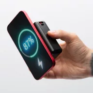   Forcell F-Energy E856 multifunkcionális wireless töltő  / powerbank, USB-A-USB-C, 45W, 15000mAh, fekete