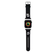   Karl Lagerfeld Karl and Choupette Head NFT Apple Watch 38/40/41mm szíj, fekete