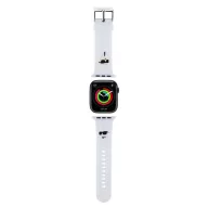   Karl Lagerfeld Karl and Choupette Head NFT Apple Watch 38/40/41mm szíj, fehér