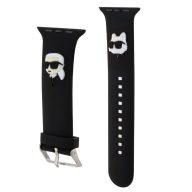   Karl Lagerfeld Karl and Choupette Head NFT Apple Watch 42/44/45/46/49 szíj, fekete