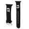 Karl Lagerfeld Karl and Choupette Head NFT Apple Watch 42/44/45/46/49 szíj, fekete