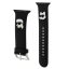 Karl Lagerfeld Karl and Choupette Head NFT Apple Watch 42/44/45/46/49 szíj, fekete
