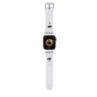   Karl Lagerfeld Karl and Choupette Head NFT Apple Watch 42/44/45/46/49 szíj, fehér
