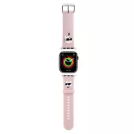   Karl Lagerfeld Karl and Choupette Head NFT Apple Watch 42/44/45/46/49 szíj, rózsaszín