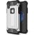 Samsung Galaxy A03s SM-A037F, Műanyag hátlap védőtok, Defender, fémhatású, ezüst