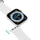 Dux Ducis Ocean Wave Apple Watch 38 / 40 / 41mm szilikon szíj, fehér