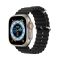 Dux Ducis Ocean Wave Apple Watch 38 / 40 / 41mm szilikon szíj, fekete