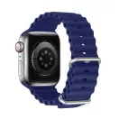 Dux Ducis Ocean Wave Apple Watch 38 / 40 / 41mm szilikon szíj, kék
