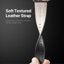 Dux Ducis YS Apple Watch 38/40/41mm bőr szíj, fekete