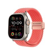   Dux Ducis Mixture Pro Apple Watch 38/40/41mm szövet szíj, guava rózsaszín