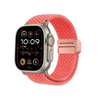  Dux Ducis Mixture Pro Apple Watch 38/40/41mm szövet szíj, guava rózsaszín
