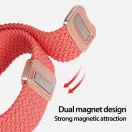 Dux Ducis Mixture Pro Apple Watch 38/40/41mm szövet szíj, guava rózsaszín
