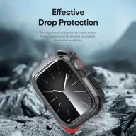 Dux Ducis Tamo Apple Watch 10 42mm tok, fekete