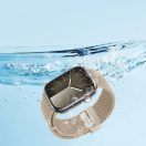 Dux Ducis Mixture Pro Apple Watch 42/44/45/49mm szövet szíj, bézs