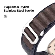   Dux Ducis GS nylon Apple Watch 42/44/45/49mm szíj, sötétkék
