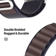   Dux Ducis GS nylon Apple Watch 42/44/45/49mm szíj, sötétkék