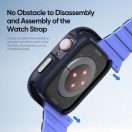 Dux Ducis Bamo Apple Watch 10 46mm tok, fekete-kék