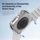 Dux Ducis Camo Apple Watch 10 46mm tok, fehér