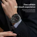 Dux Ducis YA 20mm bőr szíj, fekete