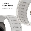 Dux Ducis CS Apple Watch 42/44/45/46/49mm mágneses szilikon szíj, szürke