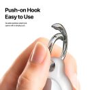 Dux Ducis Airtag tartó, fekete/fehér/piros/kék, 4db