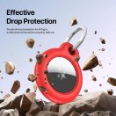 Dux Ducis Airtag tartó, fekete/fehér/piros/kék, 4db