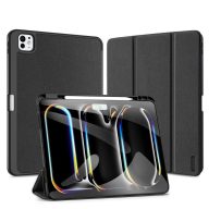   Dux Ducis Domo iPad Pro 13 (2024 / 2025) kihajtható tok pencil tartóval, fekete