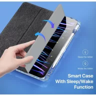   Dux Ducis Unid iPad Pro 13 (2024 / 2025) kihajtható tok pencil tartóval, fekete