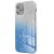 Samsung Galaxy A52 / A52 5G / A52s 5G SM-A525F / A526B / A528B, Szilikon tok, csillogó, Forcell Shining, kék/ezüst