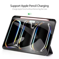   Dux Ducis Domo  iPad Pro 11 (2024 / 2025) kihajtható tok pencil tartóval, fekete