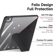   Dux Ducis Magi iPad Air 13 (2024) tok pencil tartóval, fekete