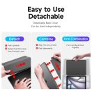 Dux Ducis Magi iPad Air 13 (2024) tok pencil tartóval, fekete