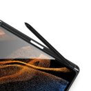 Dux Ducis Toby Samsung Tab S8 Ultra kihajtható tok pencil tartóval, fekete