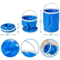   14 részes autó tisztító készlet, külső és belső tisztításhoz, táskával, Wooze Car Cleaner Set, kék