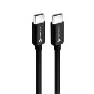   FORCELL F-ENERGY C338 USB-C-USB-C adatkábel, PD, 3A, QC4.0, 60W, 3m, fekete