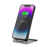   Forcell F-Energy Flip Charge MagSafe kompatibilis vezeték nélküli töltő, ezüst
