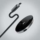 Forcell F-Energy Smart Charge MagSafe kompatibilis vezeték nélküli töltő 1,5m USB-C kábellel, ezüst