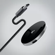   Forcell F-Energy Smart Charge MagSafe kompatibilis vezeték nélküli töltő 1,5m USB-C kábellel, ezüst