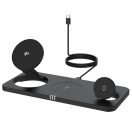 Forcell F-Energy MagNetix 3in1MagSafe kompatibilis vezeték nélküli töltő, fekete