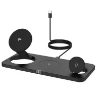   Forcell F-Energy MagNetix 3in1MagSafe kompatibilis vezeték nélküli töltő, fekete