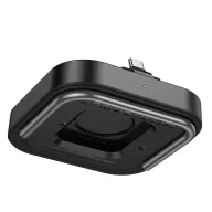   Hoco CQ16B 2in1 USB-C + vezeték nélküli asztali töltő, 5W, PD, QC, 3A, 30W, fekete