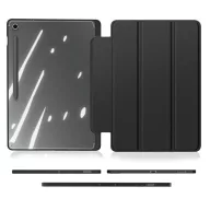   Dux Ducis Toby Samsung Tab S10 FE+ kihajtható tok pencil tartóval, fekete