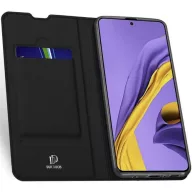   Motorola Moto G 5G, Oldalra nyíló tok, stand, Dux Ducis, fekete