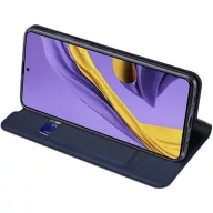   Motorola Moto G 5G, Oldalra nyíló tok, stand, Dux Ducis, fekete