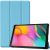 Samsung Galaxy Tab A8 10.5 (2021) SM-X200 / X205, mappa tok, Trifold, világoskék