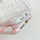 Apple iPhone 13 Pro Max, Szilikon tok, sokszöges márvány minta, Wooze Geometric Marble, színes/rózsaszín